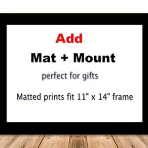 Black mat 11x14