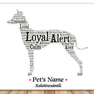 Xoloitzcuintli Dog with FREE Dog's Name + Giftwrap